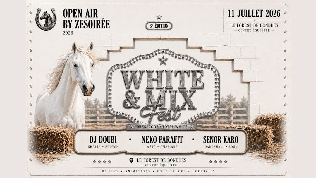 White & Mix Fest 2026 au Forest - Plein air