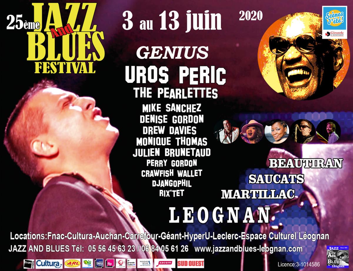 25ème JAZZ AND BLUES FESTIVAL / DENISE GORDON / MIKE SANCHEZ / DREW DAVIES