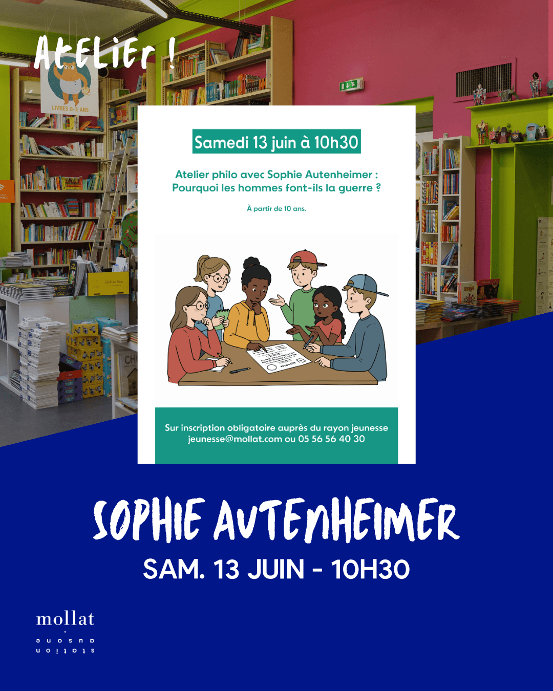 Lecture / Atelier philosophie avec S. Autenheimer