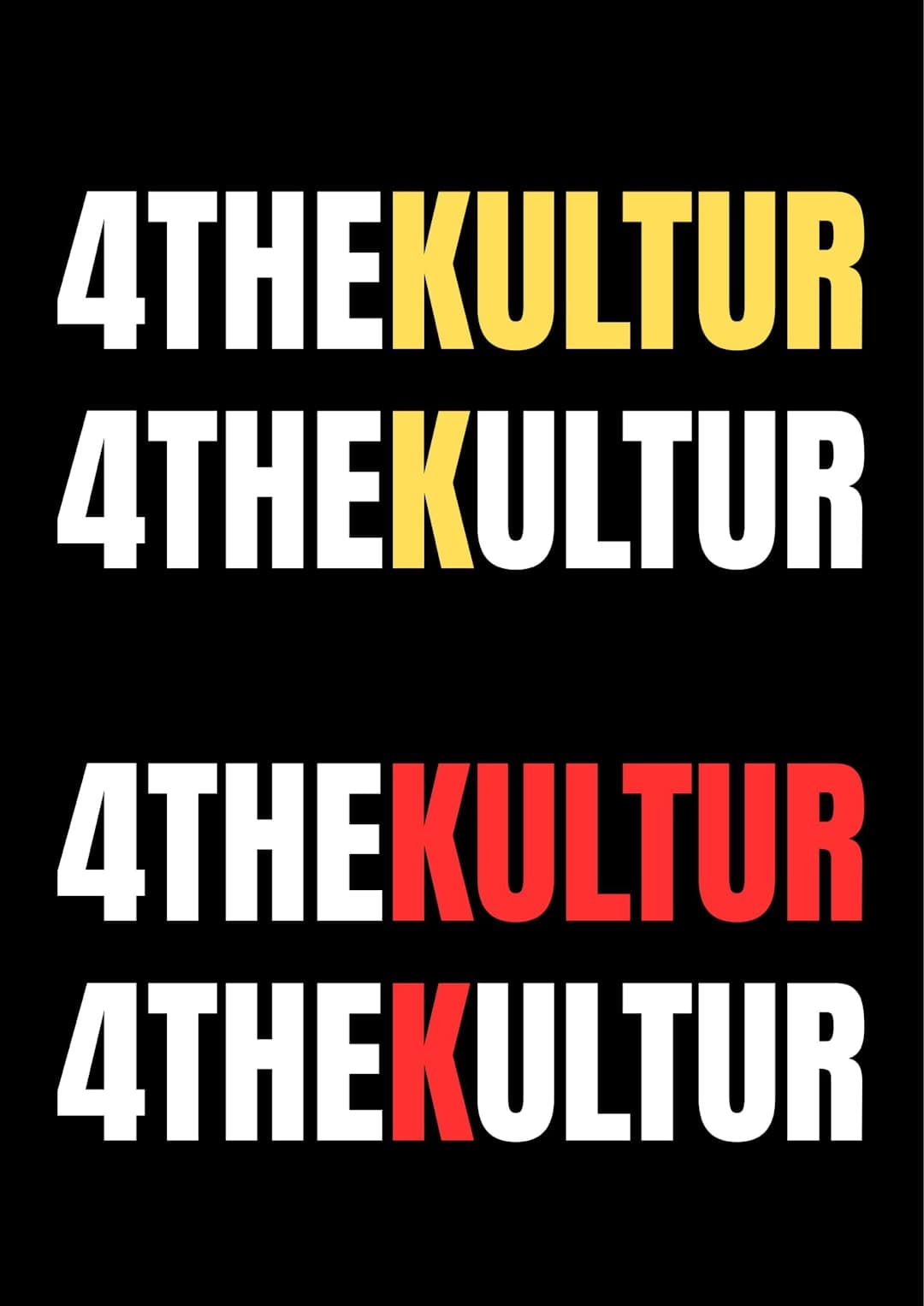 4thekultur #1 - Throwback 2010-2020