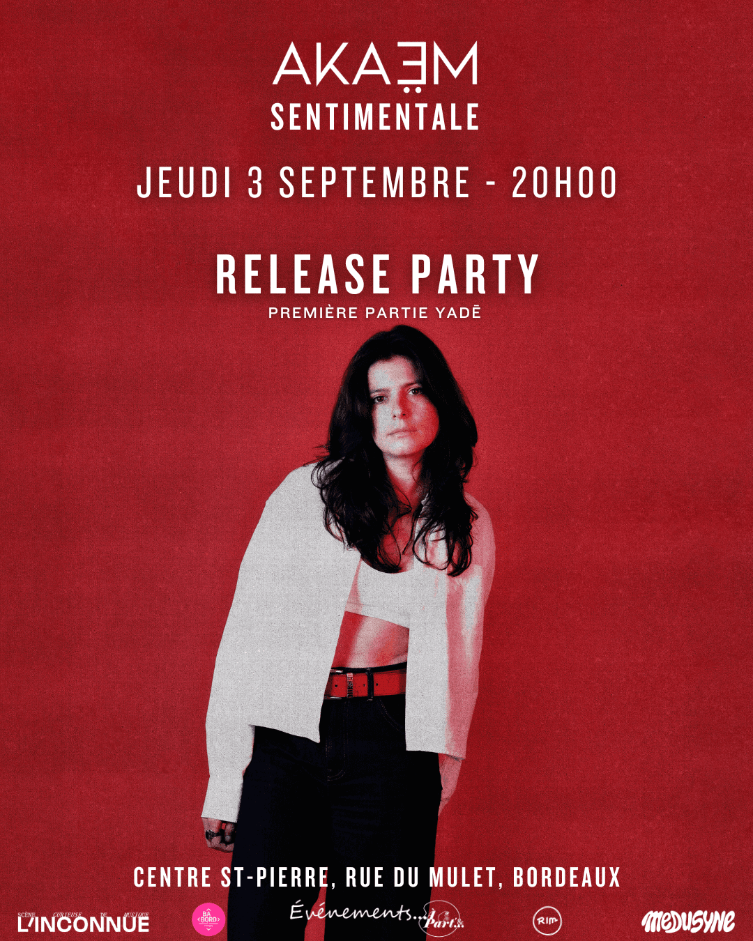 RELEASE PARTY "SENTIMENTALE" / AKAËM + YADĒ