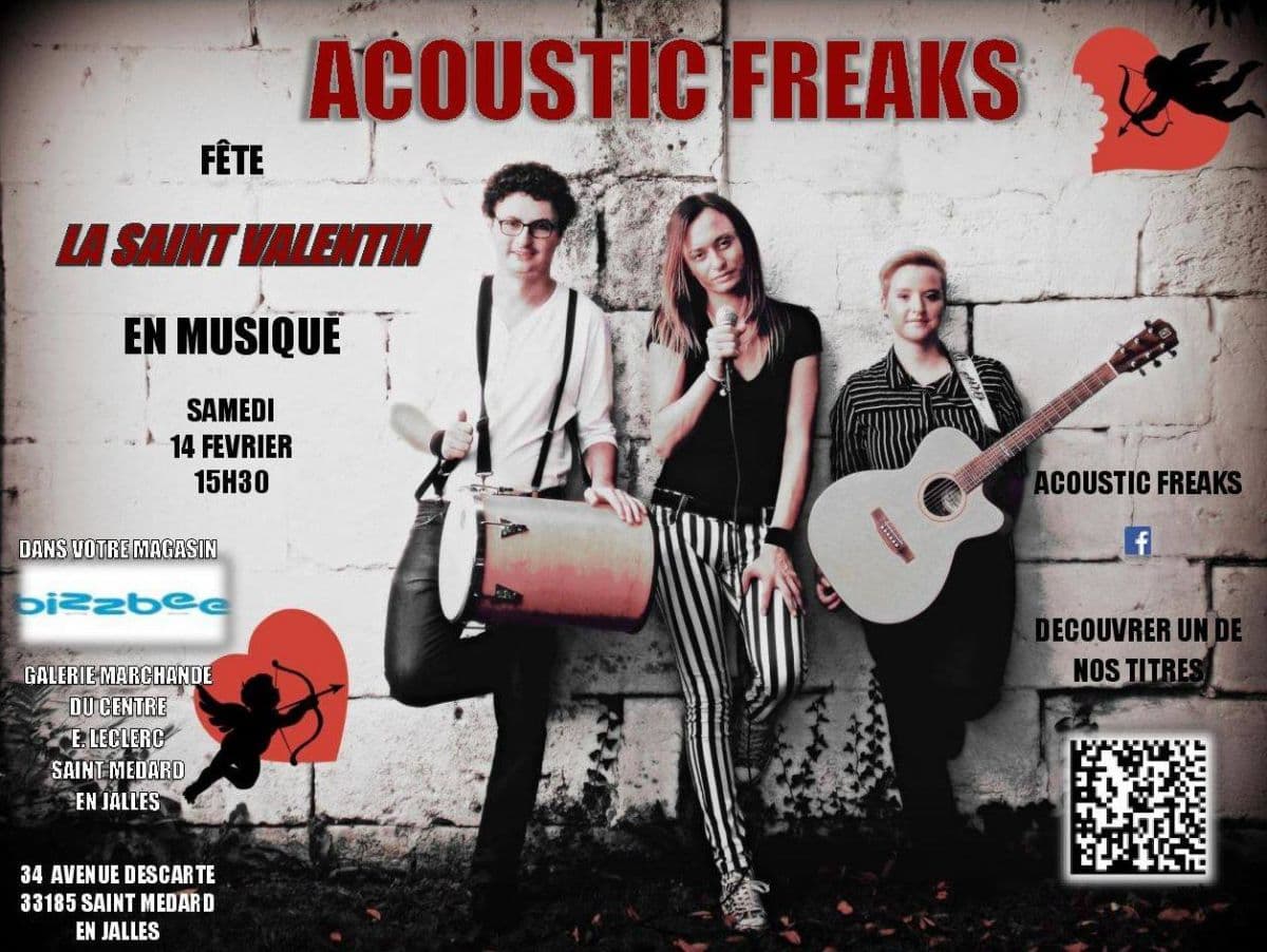 Acoustic Freaks pour La Saint Valentin