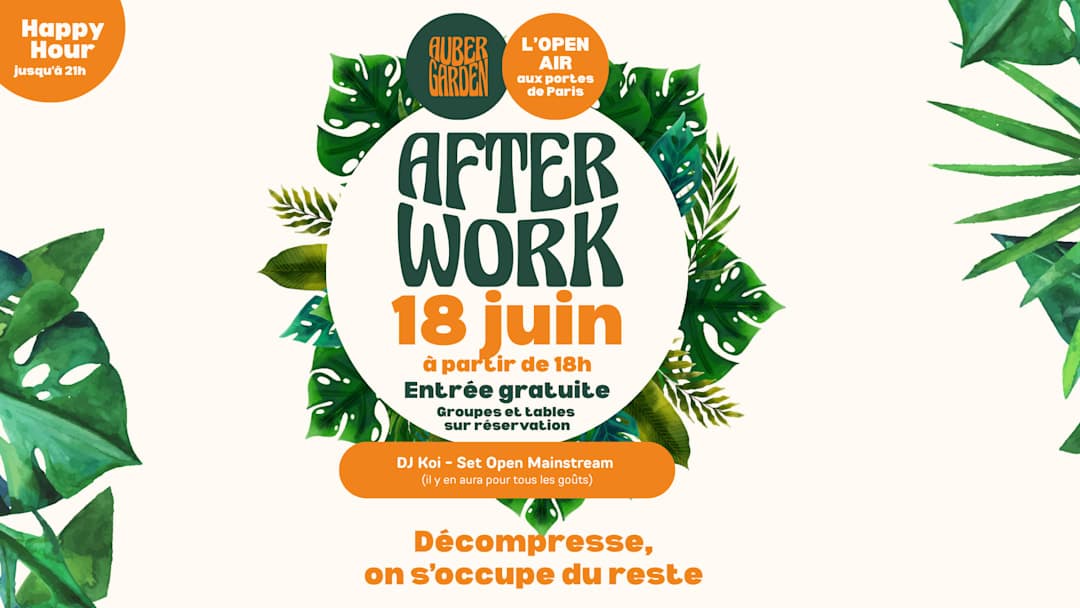 Afterwork - 18 juin - avec DJay Koi