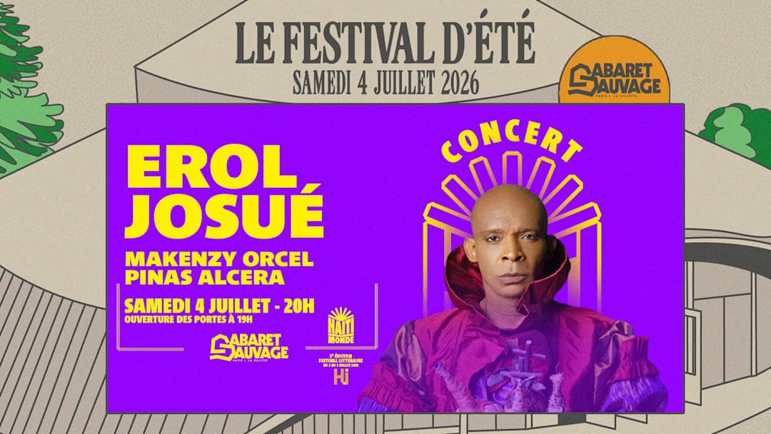 ANNULÉ | Erol Josué : Rituels & Paroles • Haïti Monde