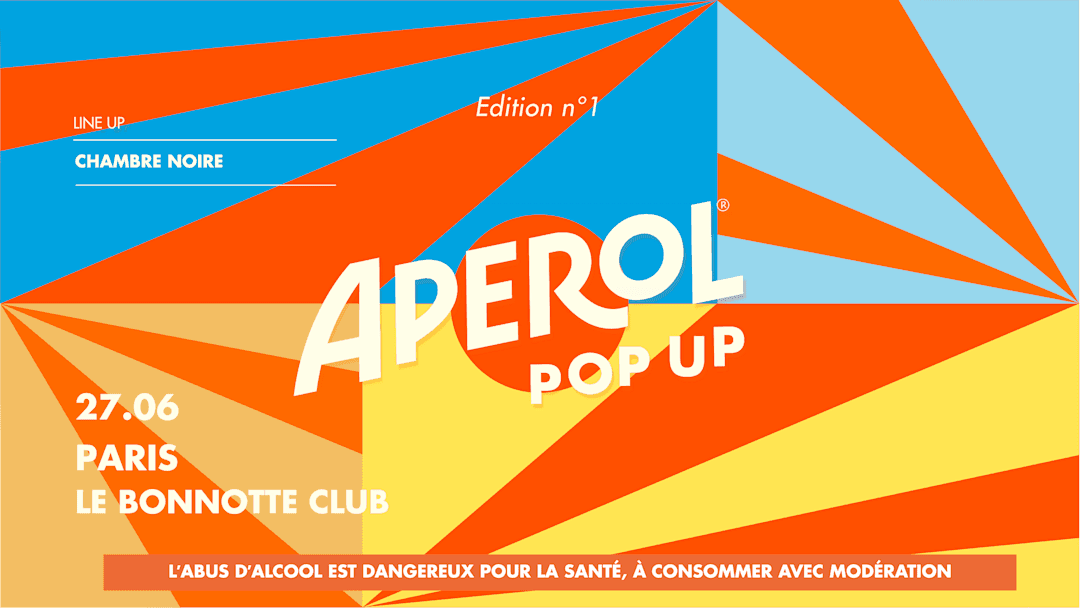 Aperol Pop-Up - Édition n°1 - PARIS - 27 juin 2026