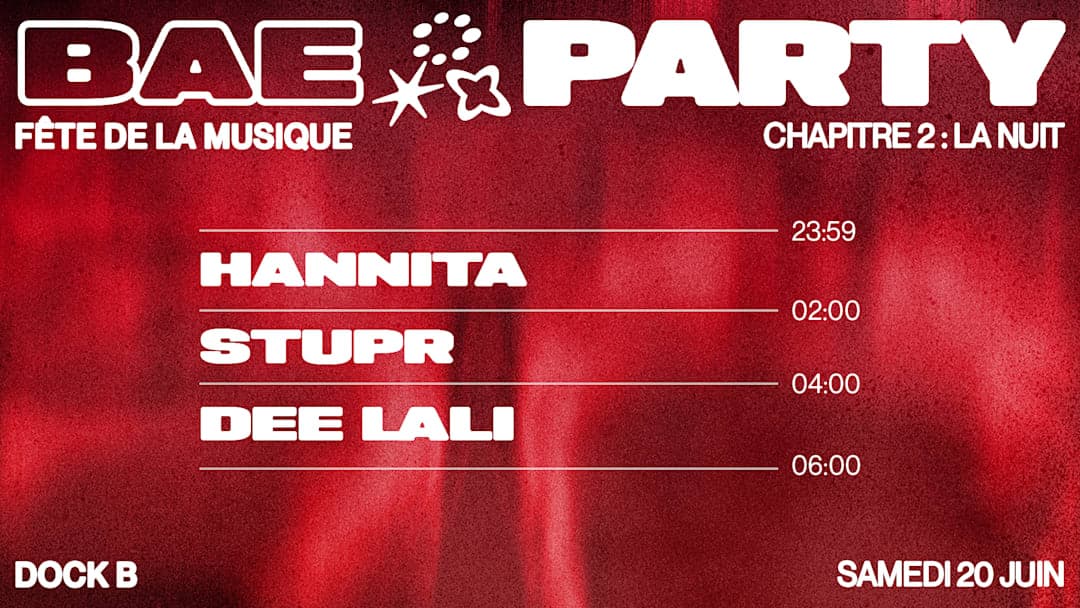 BAE PARTY : 20H DE SON POUR LA FÊTE DE LA MUSIQUE (2/3)