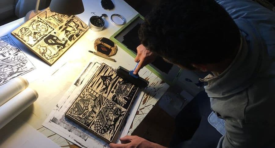 Buck, la Nuit des Yôkai - Exposition de gravures