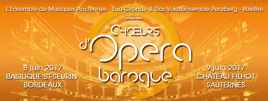 Choeurs d'opéra baroque / soirée franco-allemande
