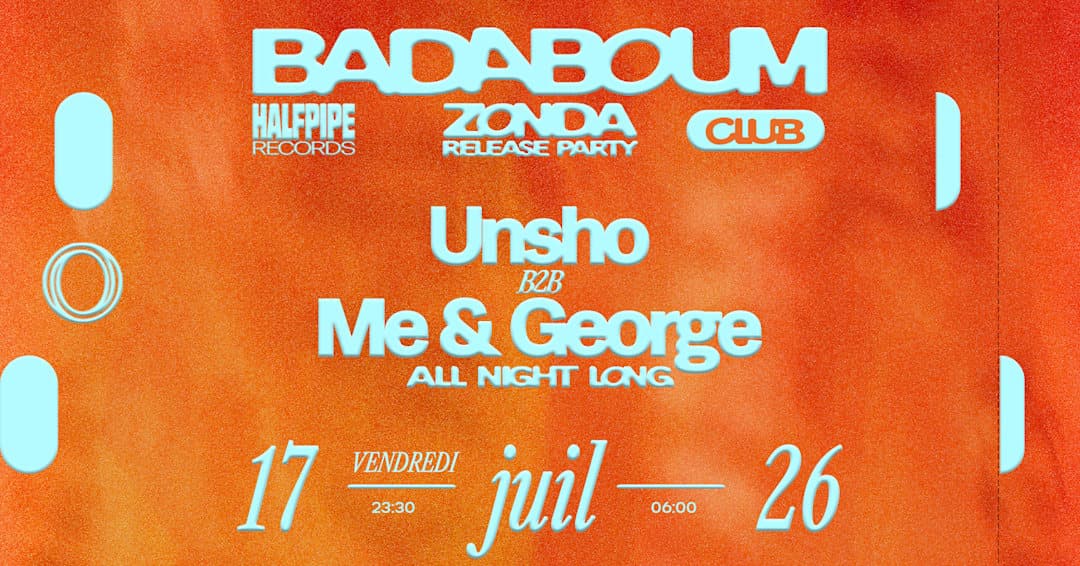 Club — Halfpipe Records: Unsho x Me & George all night long