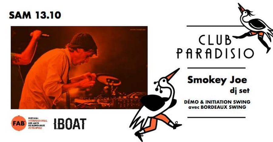 Club Paradisio, le QG du FAB ◆ Soirée thema Swing avec Smokey Joe DJ set ◆