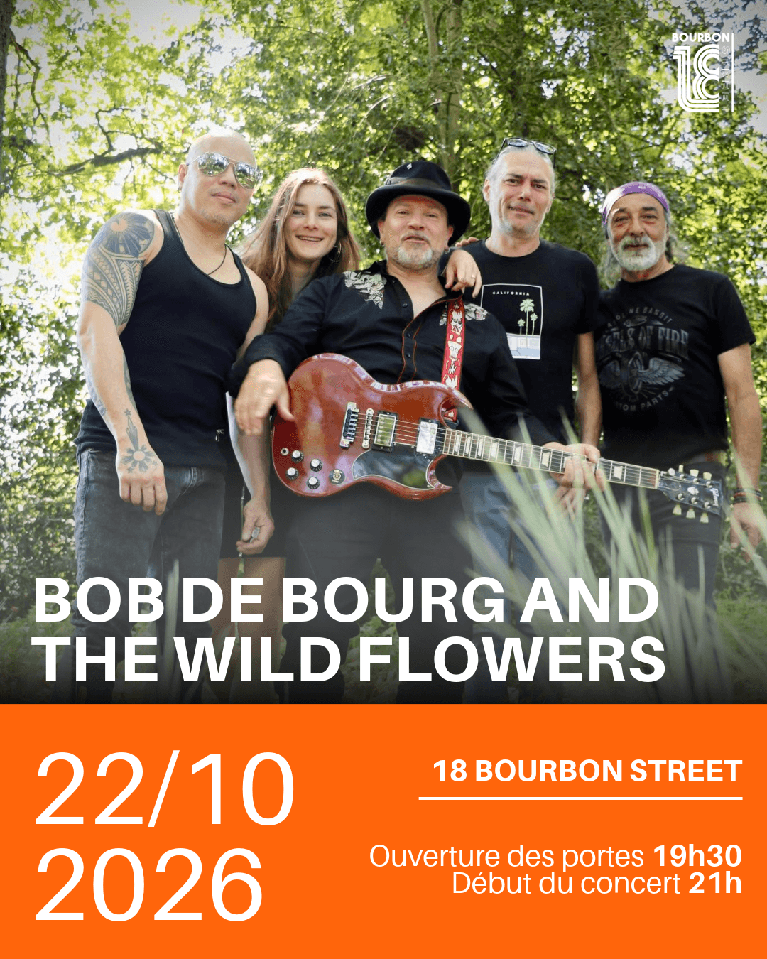 Bob de Bourg and the Wild Flowers