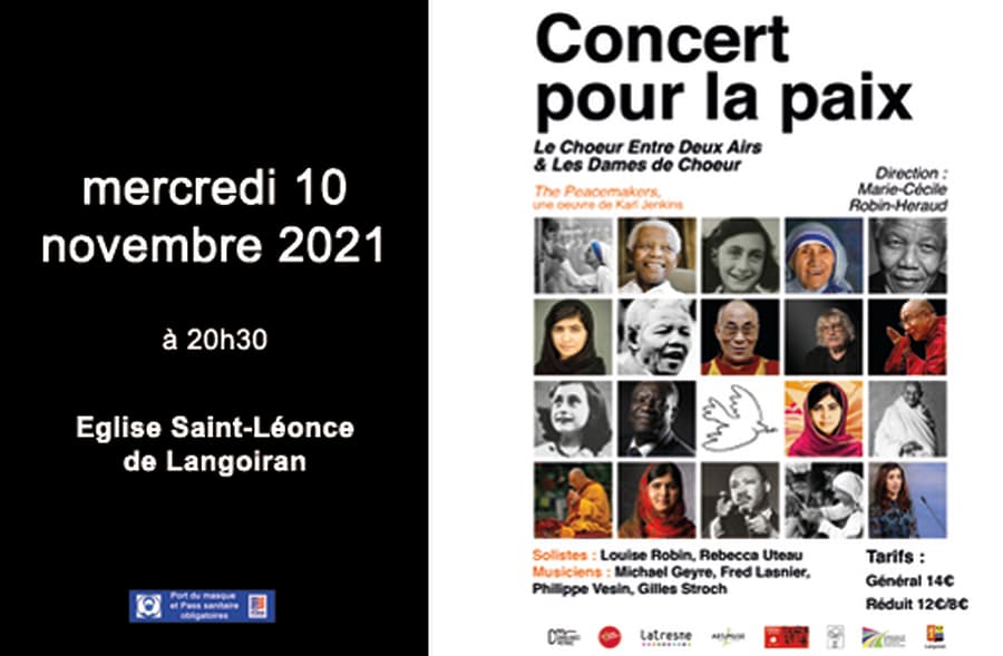 CONCERT POUR LA PAIX - THE PEACEMAKERS de Karl Jenkins
