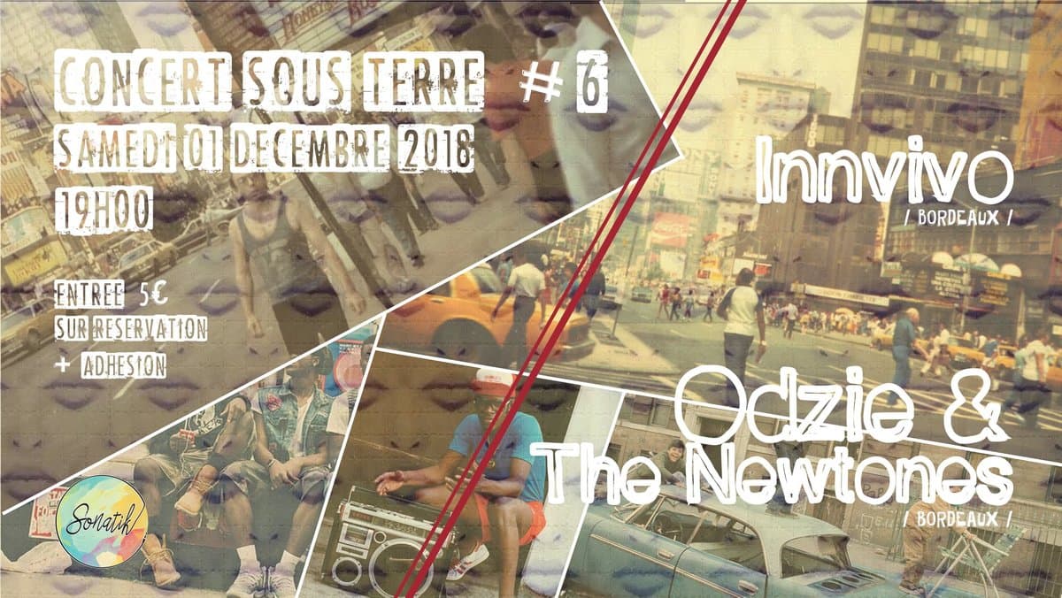 Concert sous terre #6 : avec Innvivo x Odzie & The Newtones