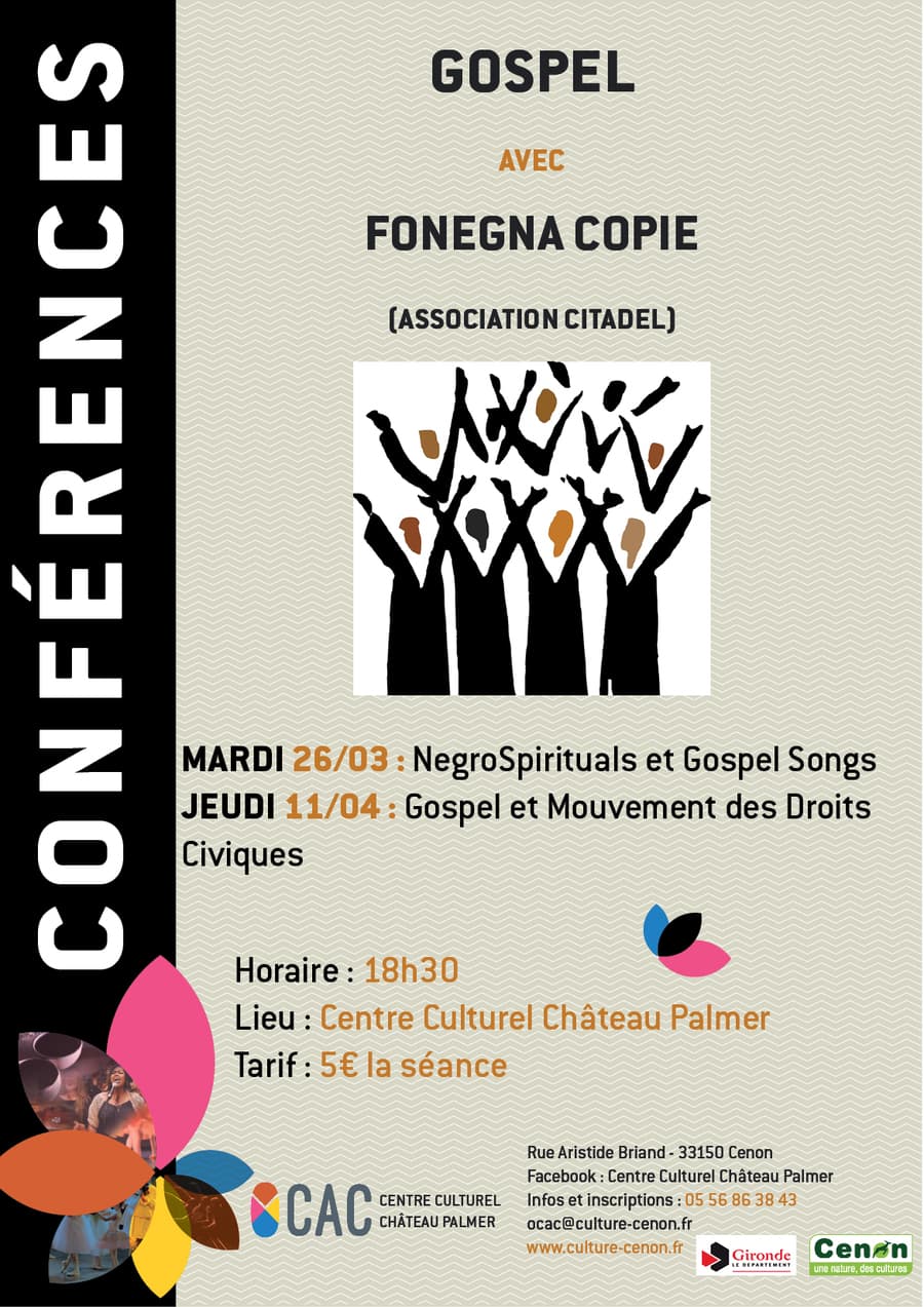 Conférence : Gospel et Mouvement des Droits Civiques
