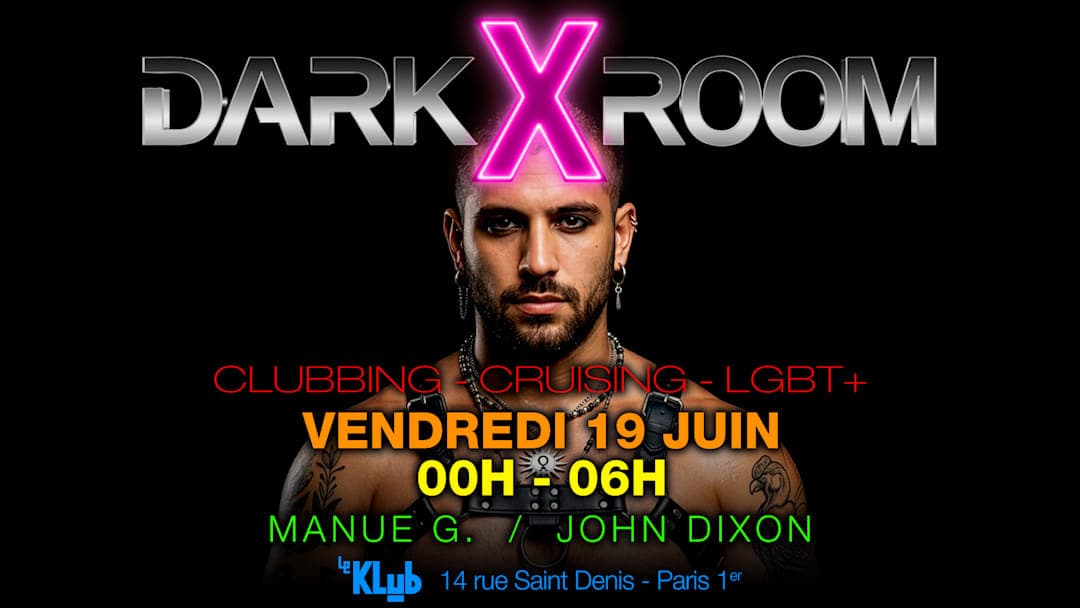 DARKXROOM vendredi 19 juin 2026