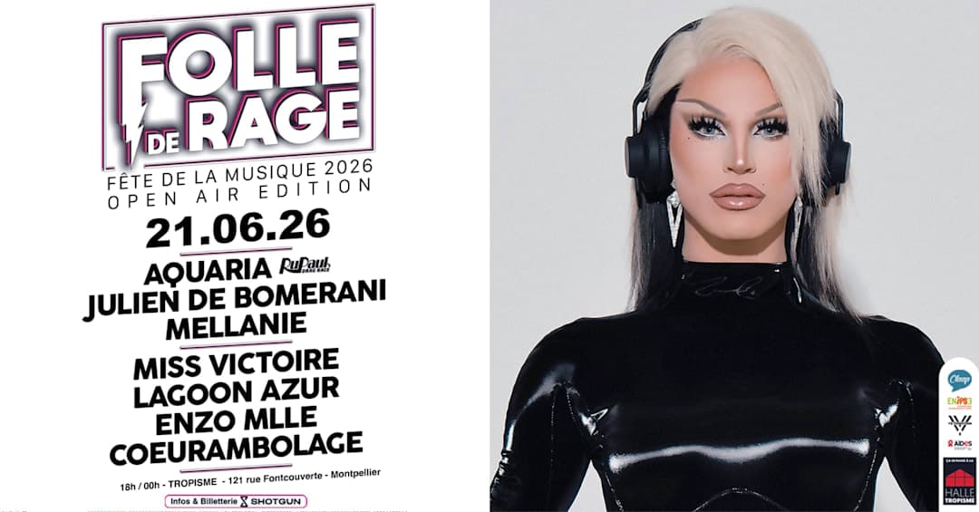 DIM 21/06 - FOLLE DE RAGE x TROPISME : FETE DE LA MUSIQUE !