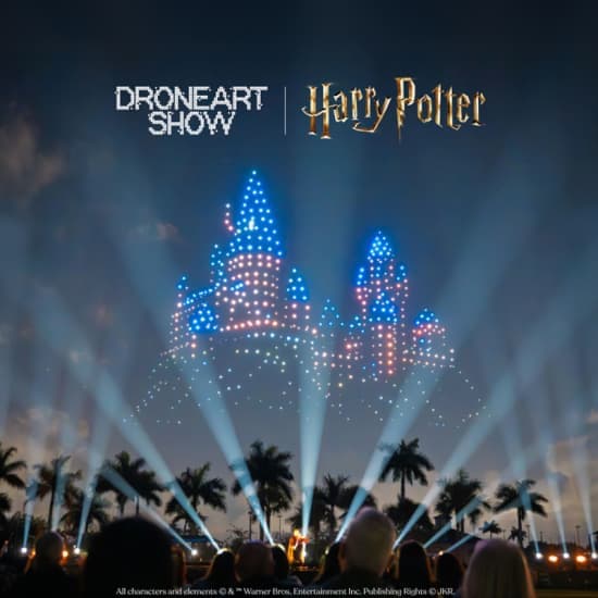 DroneArt Show sur le thème Harry Potter