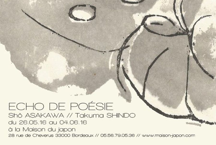 Echo de poésie - Exposition de Shô Asakawa et Takuma Shindo