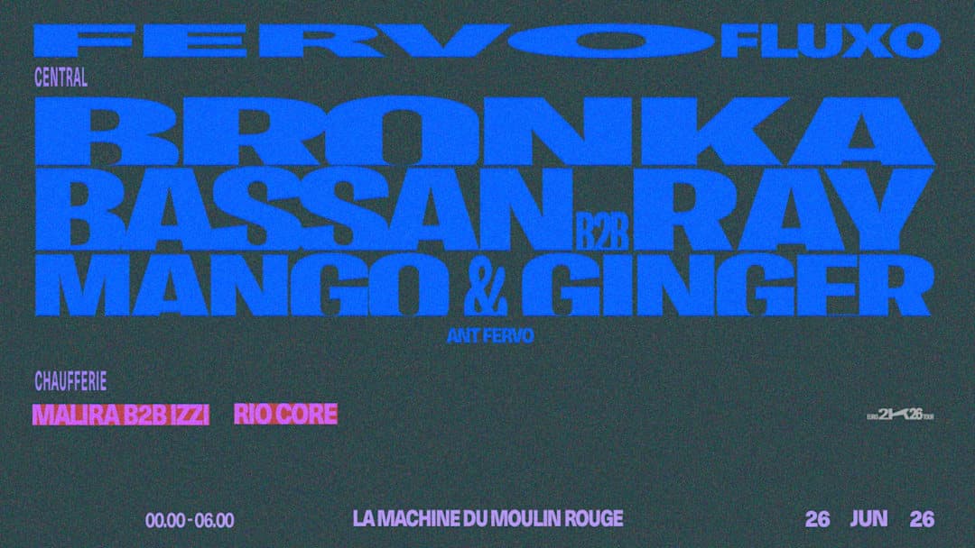 Fervo Fluxo: Bronka, DJ Ray B2B Bassan, Mango & Ginger