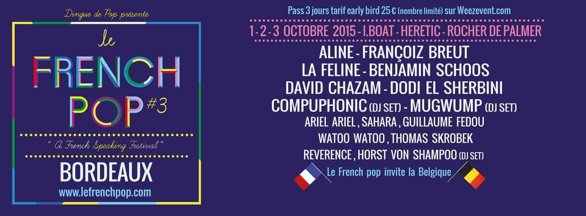 FESTIVAL LE FRENCH POP : Soirée Bordeaux French Pop