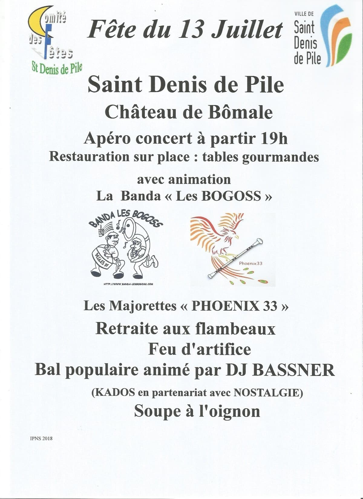 Fête du 13 Juillet 2018