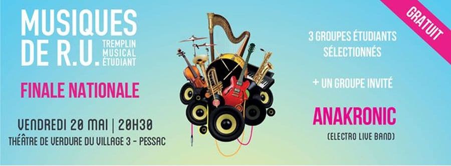 Finale Nationale Musiques de R.U. avec Anakronic