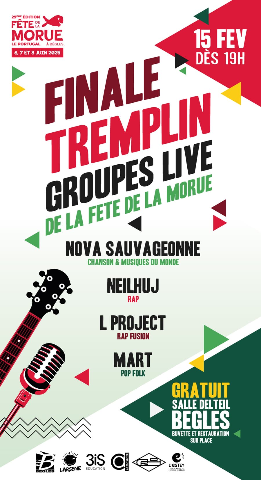 Finale Tremplin Groupes Live / Fête de la Morue