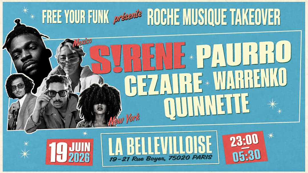 Free Your Funk & Roche Musique : S!RENE & more... | 19.06.26