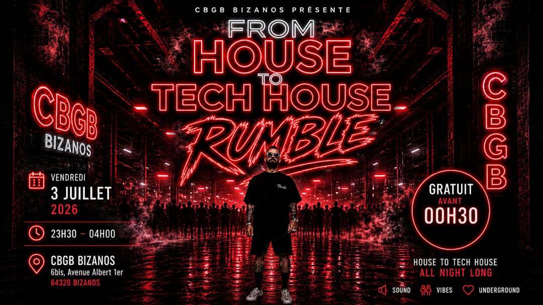 From House to Tech House : Rumble