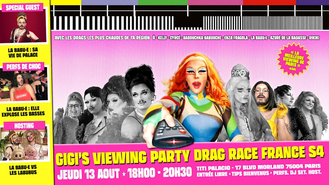 GIGI’S VIEWING PARTY - DRAG RACE FRANCE SAISON 4! - EP 06!
