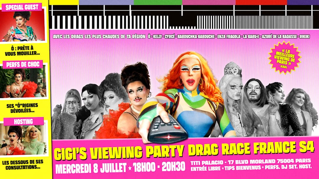 GIGI’S VIEWING PARTY - DRAG RACE SAISON 4! - EP 01! (+DJSET)