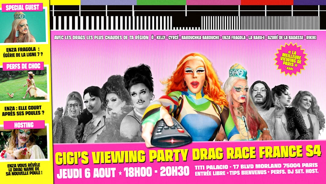 GIGI’S VIEWING PARTY - DRAG RACE SAISON 4! - EP 05! (+DJSET)