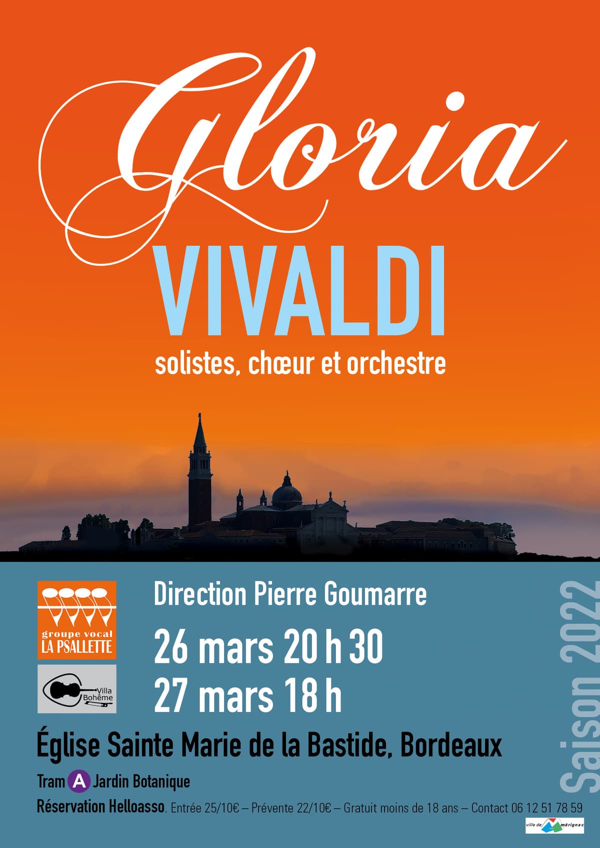 Gloria Vivaldi - Solistes, choeur et orchestre