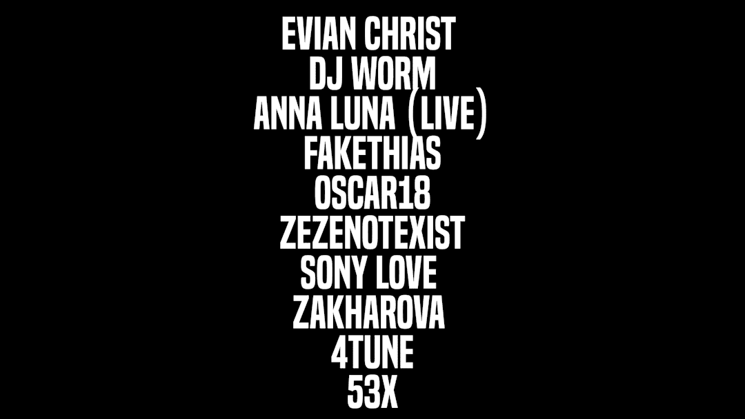 HARD FEELINGS: EVIAN CHRIST, DJ WORM, ANNA LUNA (LIVE)