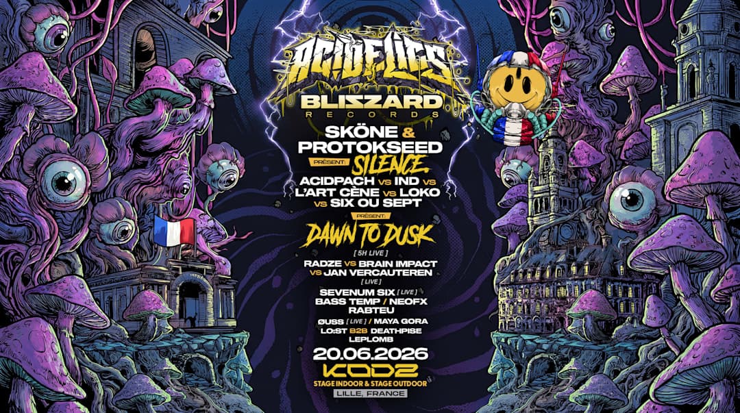 KODZ OPEN AIR x ACIDELICS x BLIZZARD : SILENCE. & MORE