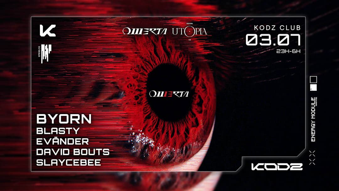 KODZ x OMERTA: BYORN, BLASTY, EVÄNDER, DAVID BOUTS & MORE
