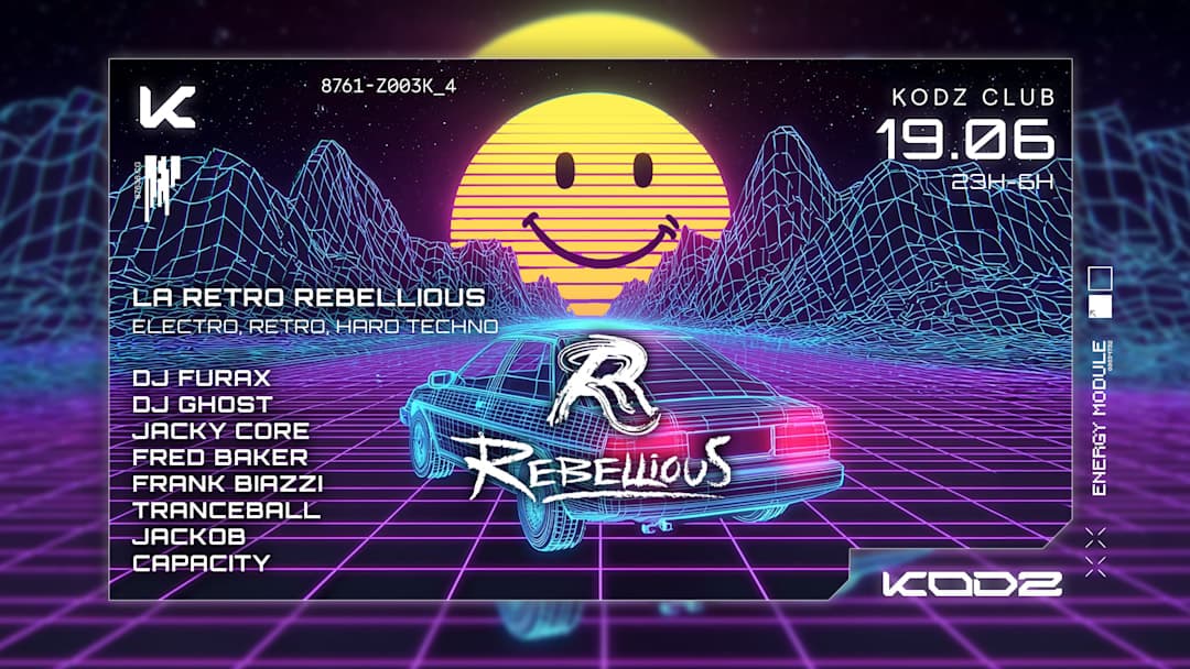 KODZ x RETRO REBELLIOUS : DJ FURAX, DJ GHOST & MORE