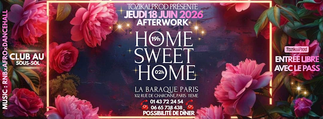 Le Meilleur Afterwork - Home Sweet Home - Big Party