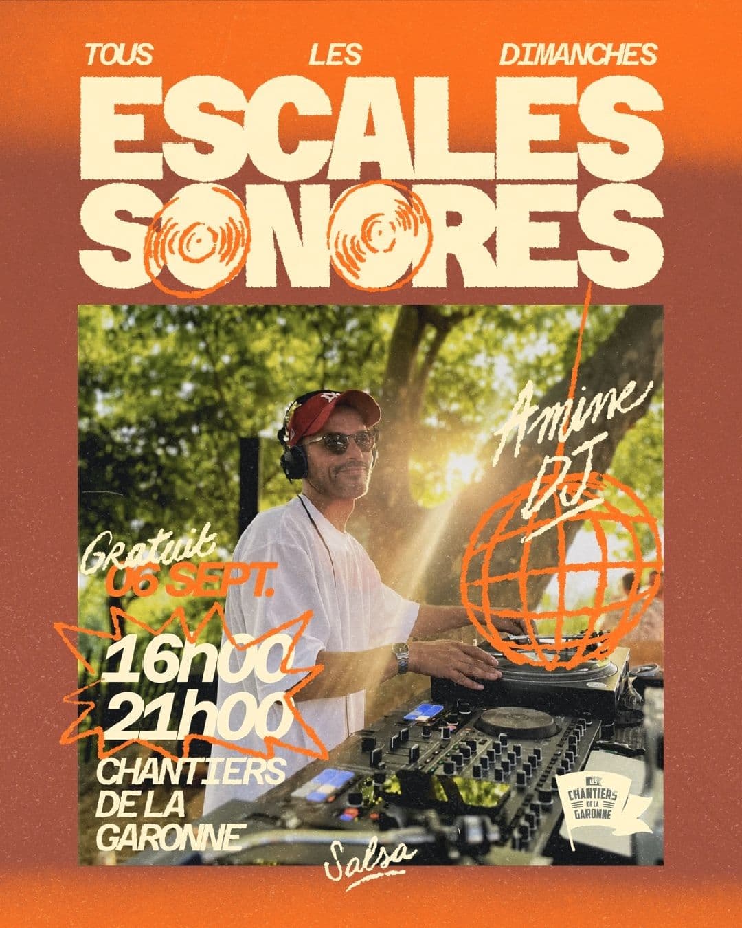 Les Escales Sonores - Salsa avec Amine DJ