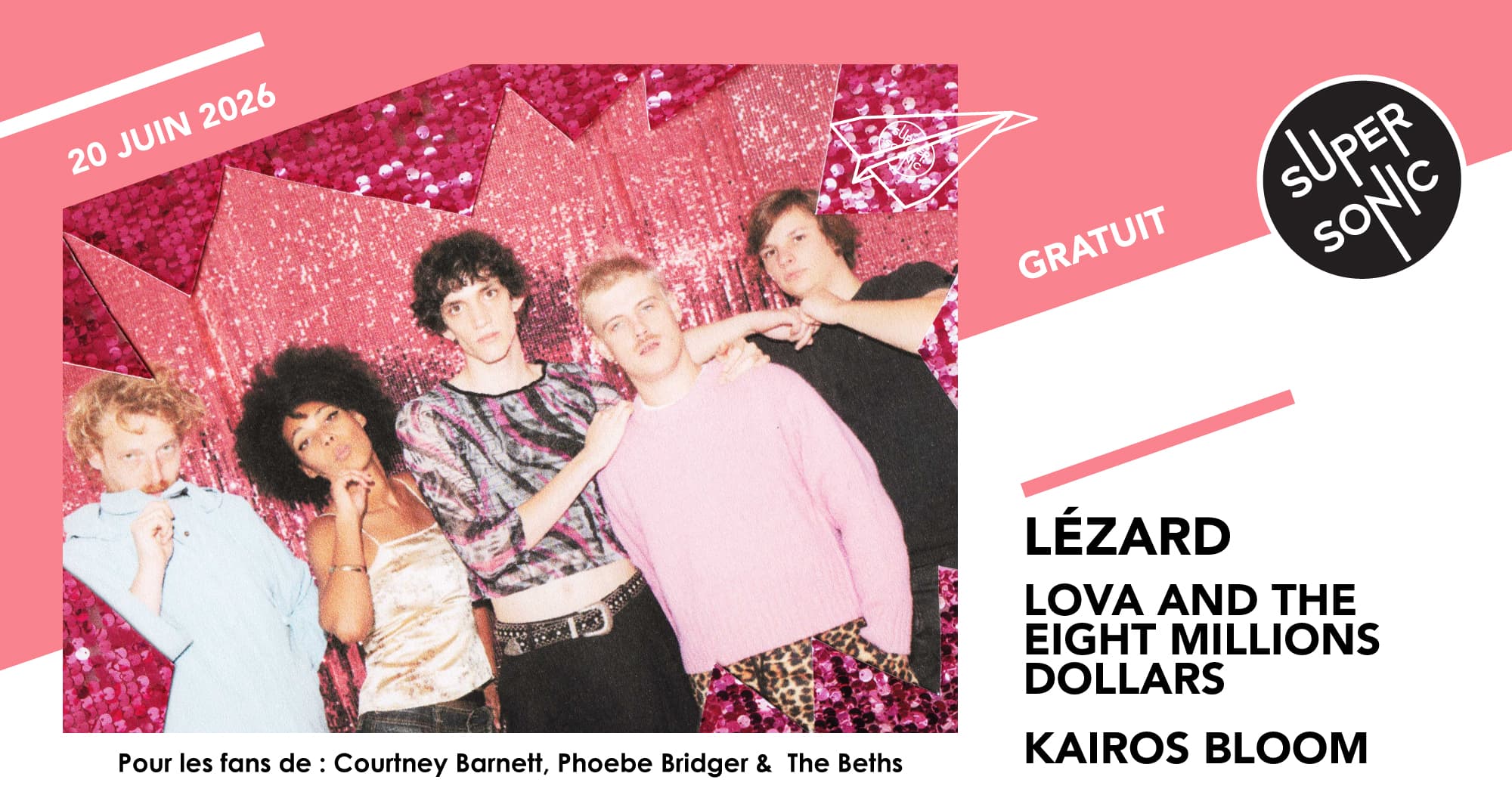 Lézard • Lova and The Eight Million Dollars • Kairos Bloom