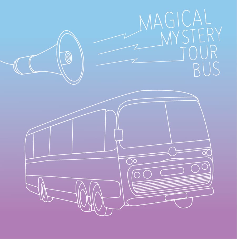 Magical Mystery Tour Bus « La Sirène sur son Rocher »