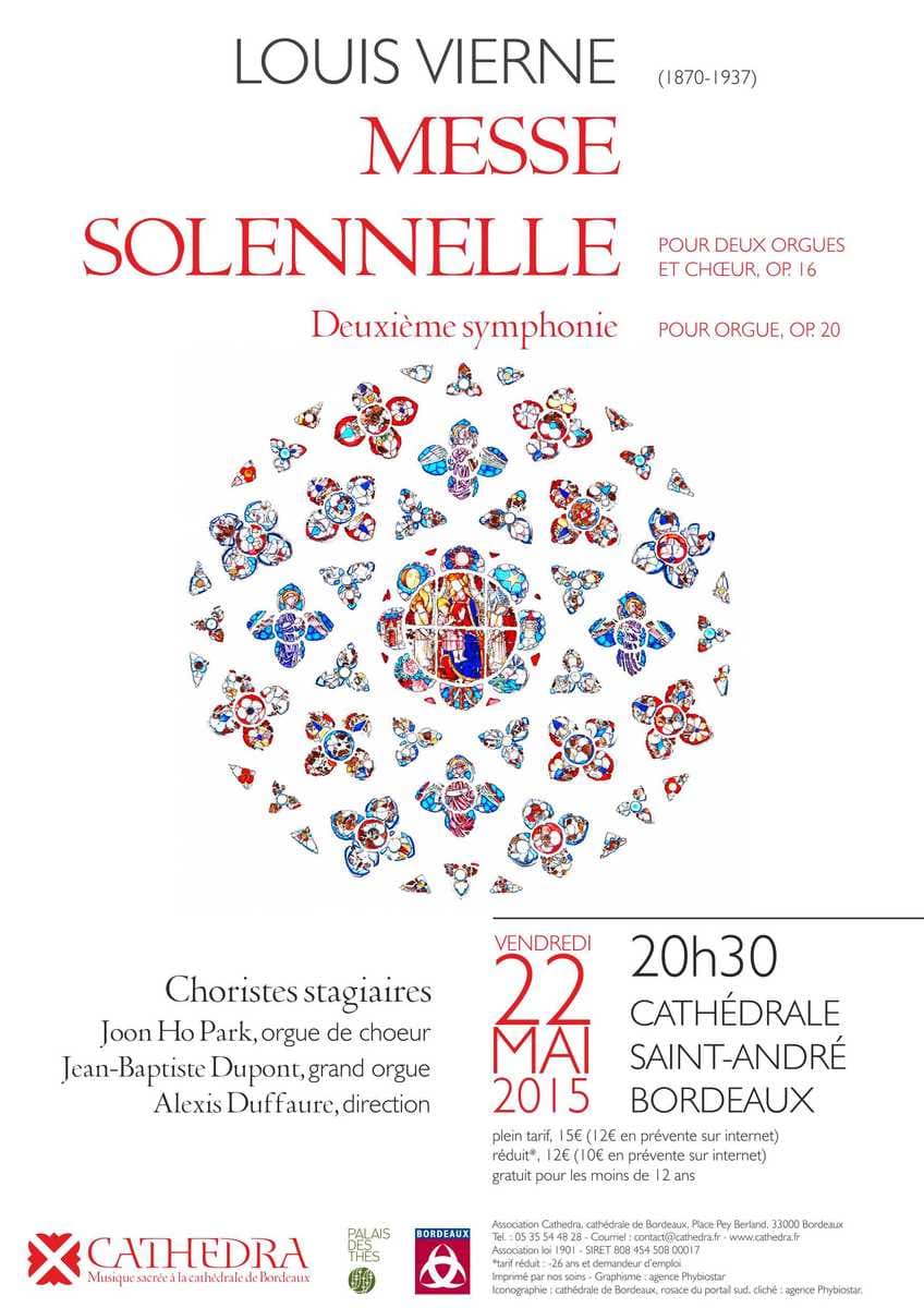 Messe Solennelle de Louis Vierne pour deux orgues et choeur