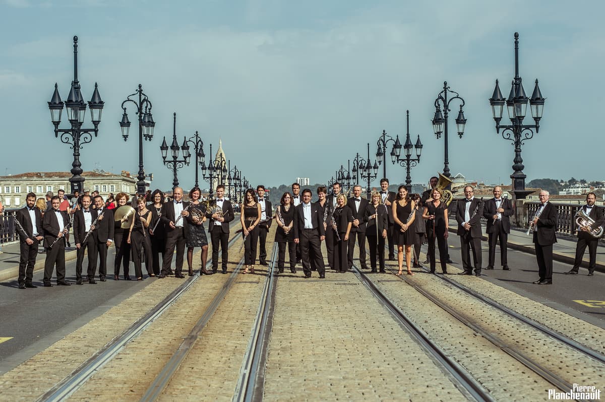 Musique Italienne par l'Orchestre d'Harmonie de Bordeaux.