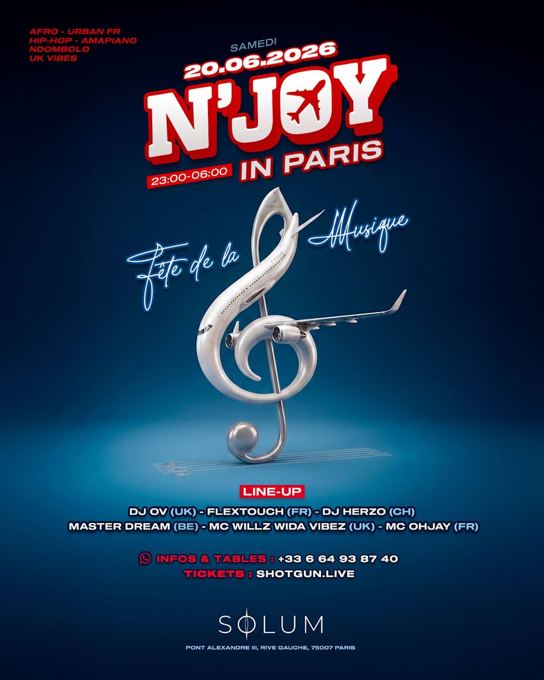 N’JOY X 20 JUIN X PARIS x Fête de la musique