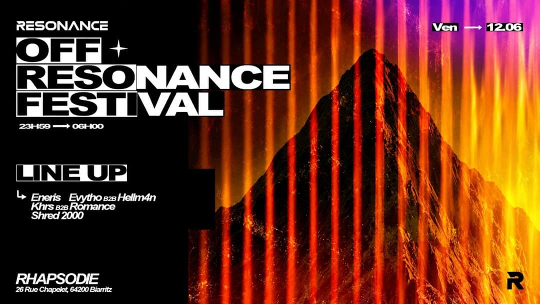 Off Resonance Festival : techno au Pays Basque