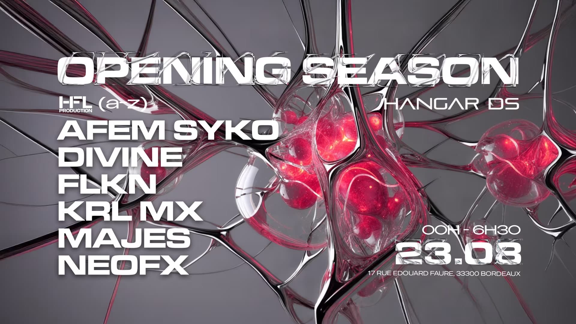 Opening Season W/ Afem Syko / Majes / Flkn / Krl MX / Neofx