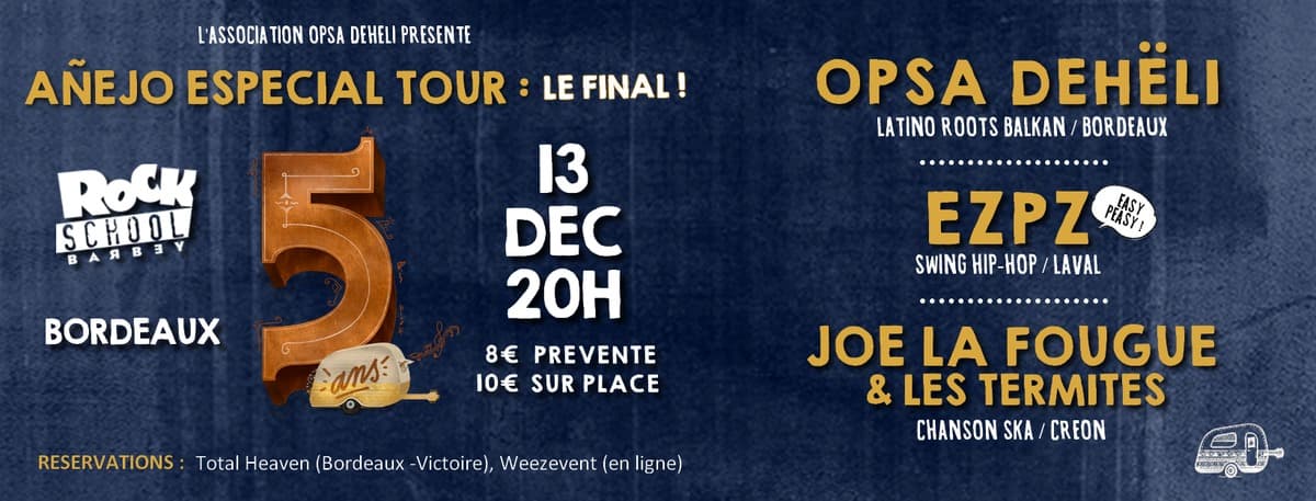 OPSA DEHËLI + EZPZ + Joe La Fougue