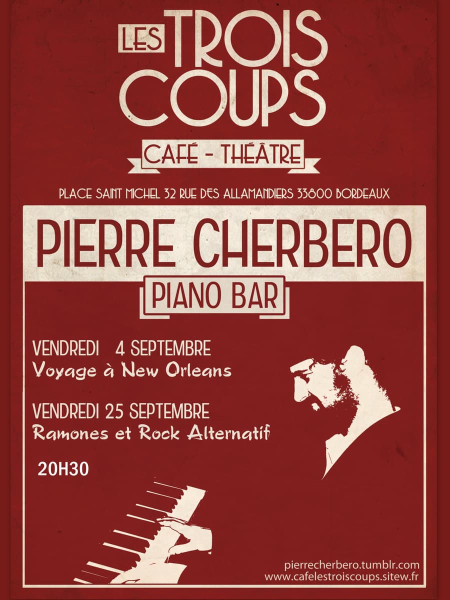 Piano bar au Trois coups