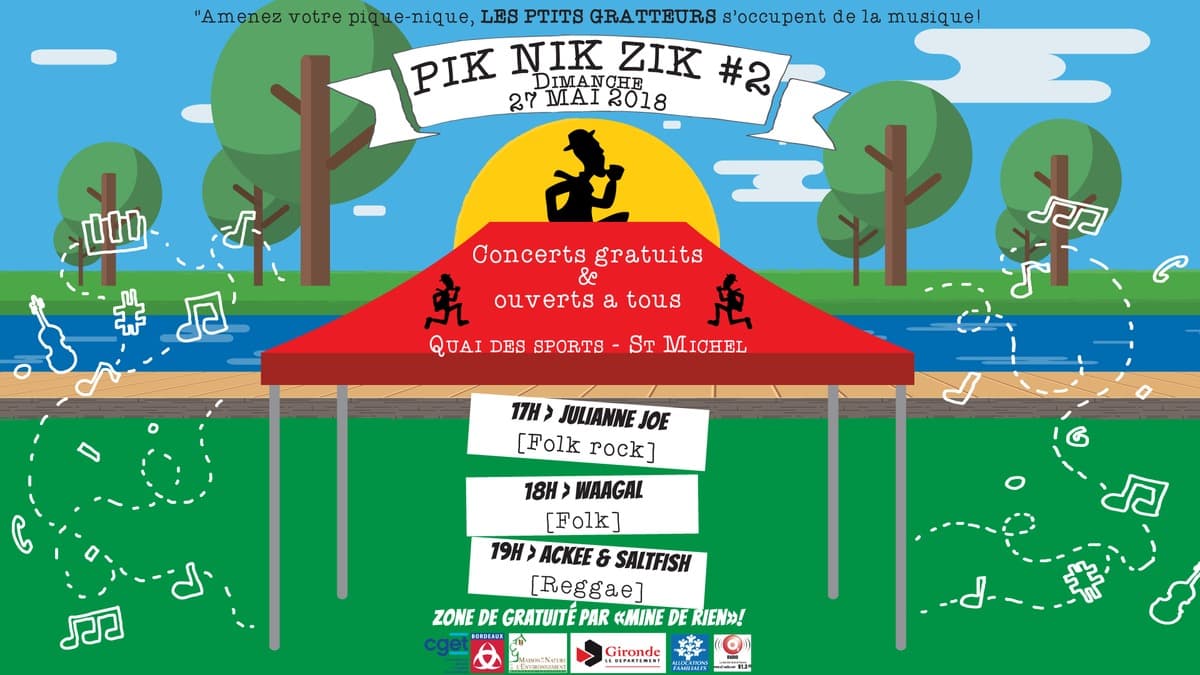 PIK NIK ZIK #2 : avec Julianne Joe + Waagal + Ackee and Saltfish