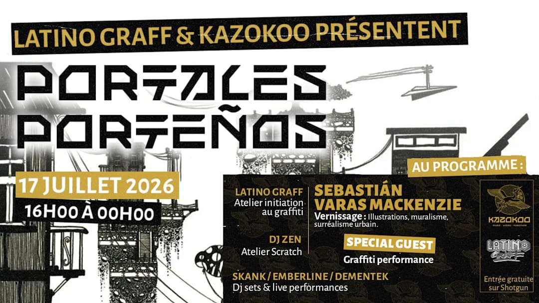PORTALES PORTEÑOS - Latino Graff x Kazokoo